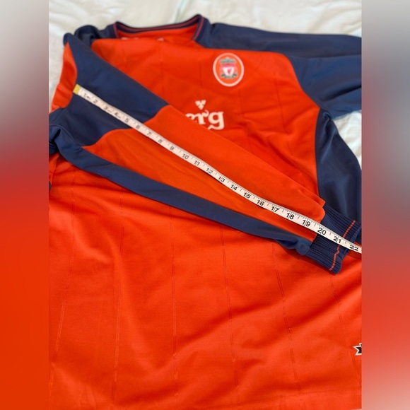VTG Mens XL Liverpool ‘03/‘04 Orange Goalkeeper Jersey Soccer Jerzy Dudek. - Picture 5 of 15
